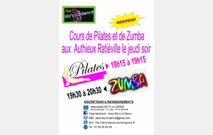 NOUVEAU COURS DE PILATES ET ZUMBA